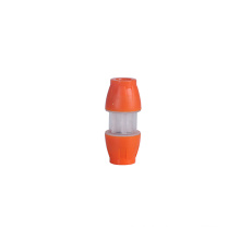 10mm x 10mm plastic quick straight pe through connector hdpe fittings